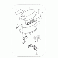 TOP COWLING ASSY - 2 Strock for T25T30A